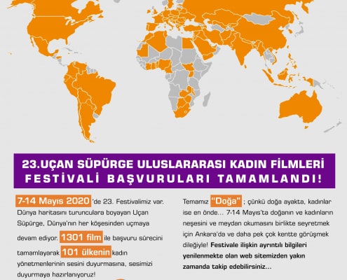 23. Uçan Süpürge Uluslararası Kadın Filmleri Festivali / 7-14 Mayıs 2020